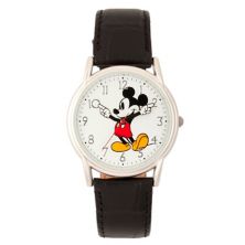 Мужские серебряные часы Cardiff с Микки Маусом Disney's Licensed Character