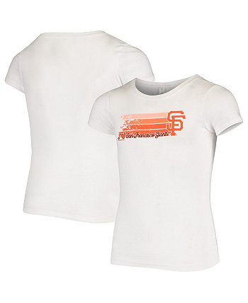Youth Girls White San Francisco Giants Zoomie Princess T-shirt Bimm Rider Sportswear