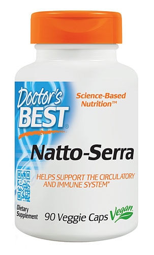 Doctor's Best Natto-Serra - 90 растительных капсул Doctor's Best
