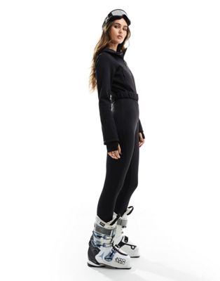 Черный лыжный костюм с водоотталкивающим поясом и узкими штанинами ASOS 4505 Ski ASOS 4505