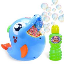 Bubble Machine for Kids 2 Speed Bubble Blower Toy for Kids and Toddlers Light Up Bubble Maker for Outdoor and Party Play Bubble Toy for Ages 3 Years+ Kidzlane