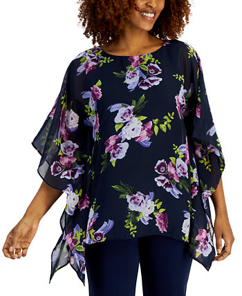 Женская блузка с цветочным узором J&M Collection J&M Collection