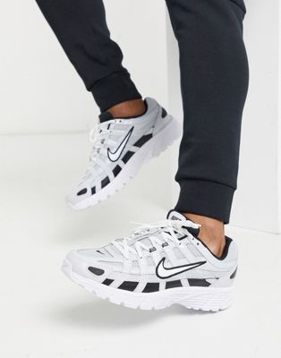 Серебристые кроссовки Nike P-6000 Nike