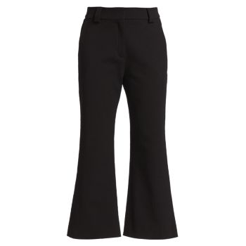 Simone Flared Ankle-Crop Trousers Tove