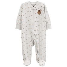 Baby Carter's Acorn 2-Way Zip Sleep & Play Footed Pajamas Carter's