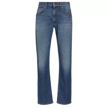 Расклешенные джинсы с пятью карманами Emporio Armani