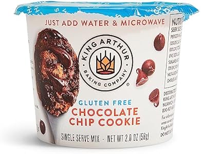 King Arthur, Gluten-Free Single Serve Chocolate Chip Cookie Mix, Gluten-Free, Non-GMO Verified, 2 Ounce (Pack of 12) King Arthur