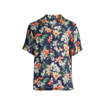 Рубашка-трансформер с цветочным принтом Onia