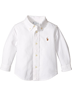 Хлопковая спортивная рубашка Oxford (для младенцев) Polo Ralph Lauren