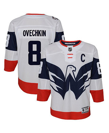 Youth Boys Alexander Ovechkin White Washington Capitals 2023 NHL Stadium Series Player Jersey Outerstuff