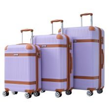 Merax Hardshell Luggage Sets 3 Piece Suitcase with TSA Lock Lightweight Merax