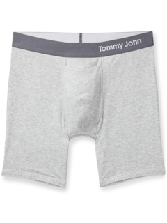 Классные хлопковые трусы-боксеры средней длины 6 дюймов Tommy John
