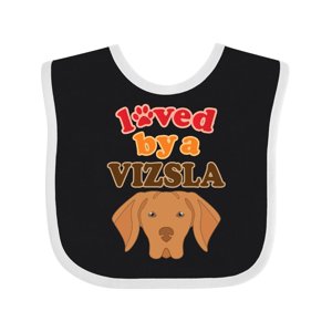 Inktastic Vizsla Dog Lover Boys or Girls Baby Bib Inktastic