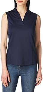 PGA TOUR Women's Airflux Sleeveless Golf Polo Shirt Pga Tour