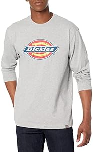 Dickies Men's Long Sleeve Tri-Color Logo Graphic T-Shirt Dickies