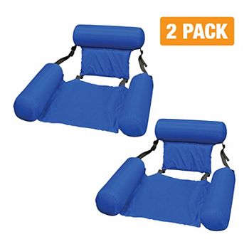 Poolmaster Water Chair Inflatable Swimming Pool Floats For Adults, 2 Pack Poolmaster