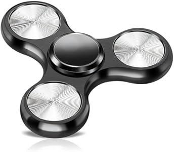 Fidget Spinner Toys for Adults Kids, Ultra Durable Metal Silent Sensory Fidget Toys with Stainless Steel Bearings, 2-5 Min High-Speed Spin, ADHD Autism Anxiety Stress Relief, Birthday Easter Gifts Fasray