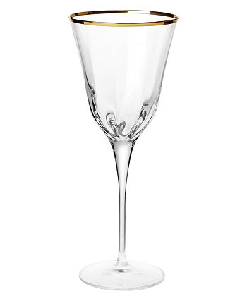 Оптический золотой бокал для вина VIETRI