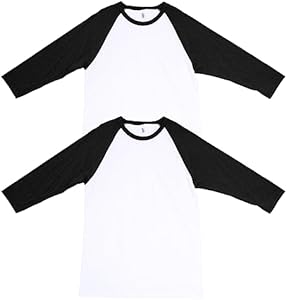 American Apparel Unisex CVC Raglan T-Shirt, Style G2003CVC, 2-Pack American Apparel