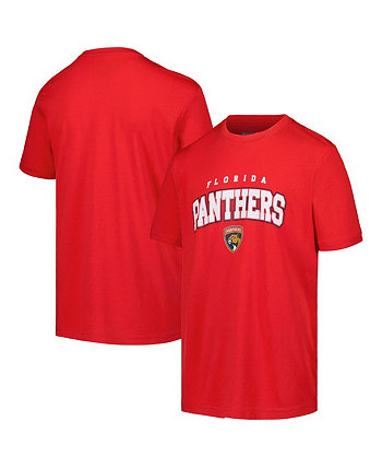 Big Boys Red Florida Panthers Little Richmond Core T-shirt LevelWear