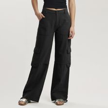 Juniors' Unionbay Relaxed Highrise Wide Leg Cargo Pants UNIONBAY