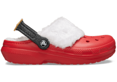 Унисекс Кроксы Classic Lined Santa Clog Crocs