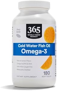 365 by Whole Foods Market, Omega 3 Lemon Flavored, 180 Softgels 365 by Whole Foods Market