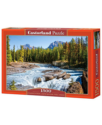 Река Атабаска, Национальный парк Джаспер, Канада Набор пазлов, 1500 деталей Castorland