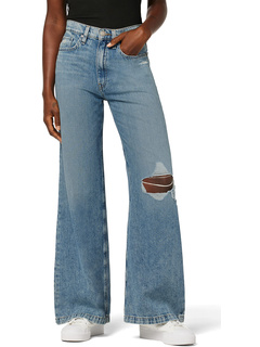 Джоди свободная посадка с широкими штанинами в Thunder Destructed Hudson Jeans