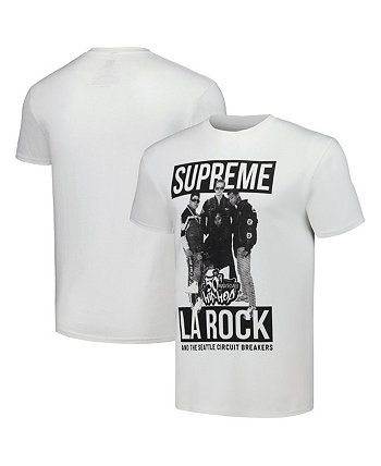 Мужская белая футболка с рисунком 50-летия хип-хопа Supreme La Rock Philcos