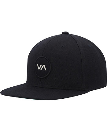 Мужская черная шляпа Snapback с нашивкой VA RVCA