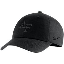 Мужская регулируемая шляпа Nike Black Air Force Falcons Triple Black Heritage 86 с логотипом Nike