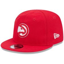 Newborn & Infant New Era Red Atlanta Hawks My First 9FIFTY Evergreen Adjustable Hat New Era