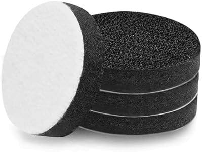 5 Pack 2 Inch Hook and Loop Soft Sponge Cushion Buffer Pad, Foam Sponge Buffer Backing Pad Soft Density Interface Pad for Polishing and Buffing Kyuionty