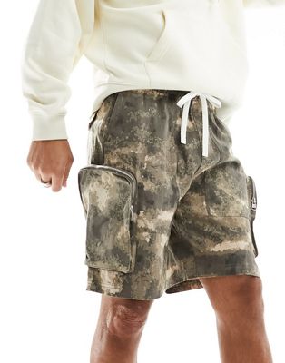 The Couture Club camo print cargo shorts in multi The Couture Club