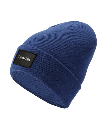 Мужская шапка-бини из ткани с нашивкой-логотипом Calvin Klein