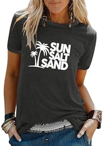 Graphic Tees for Women Vintage Sea Turtle T Shirts Hawaiian Beach Tshirts Summer Casual Short Sleeve Tops Chulianyouhuo