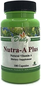 Daily Manufacturing Nutra-A Plus™ (Vitamin A-Palmitate & Beta-Carotene) 100 Vegetarian Capsules Daily Manufacturing