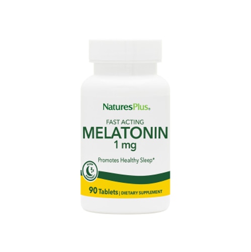 NaturesPlus Мелатонин -- 1 мг -- 90 таблеток NaturesPlus