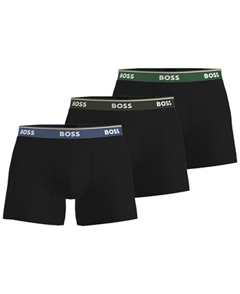 Мужские боксеры с логотипом Power, набор из 3 шт. BOSS