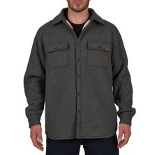 Мужская куртка-рубашка из вереска с подкладкой из шерпы и шерстяной тканью Smith's Workwear Smith's Workwear