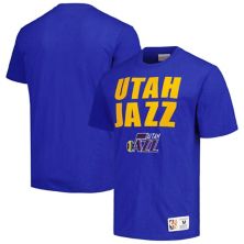 Men's Mitchell & Ness Royal Utah Jazz Hardwood Classics Legendary Slub T-Shirt Mitchell & Ness