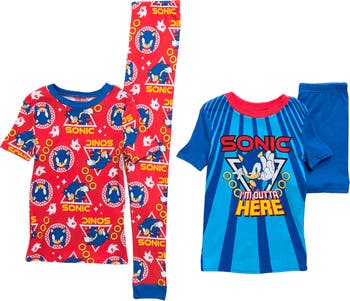 Sonic 4-Piece Pajamas Set Komar