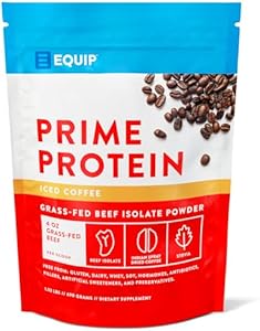 Equip Foods Prime Protein Powder (Порошок) | Clean, Grass Fed Beef Protein Isolate | Carnivore Protein Powder | Paleo, Keto Friendly | Gluten, Dairy Free | Helps Build & Repair Tissue | 30 Servings (Порции), Chocolate Equip