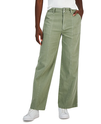 Женские саржевые брюки прямого кроя со швом спереди, созданные для Macy's And Now This