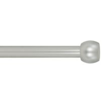 Decopolitan 1&#34; Diameter 18-36&#34; Barrel Knob Adjustable Curtain Rod Set Decopolitan