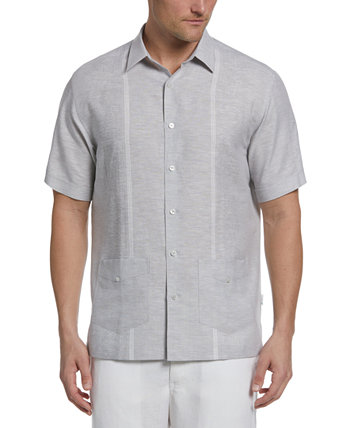 Мужская рубашка на пуговицах с вышивкой Big & Tall из гуаяберы Cubavera