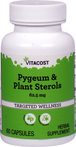 Пигеум и Фитостеролы - 62.5 мг - 60 Капсул - Vitacost Vitacost