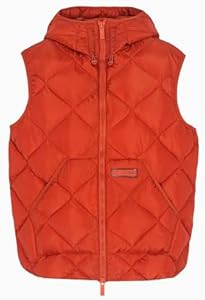 Armani Exchange Men's Hooded Quilted Zip Up Vest A｜X Armani Exchange