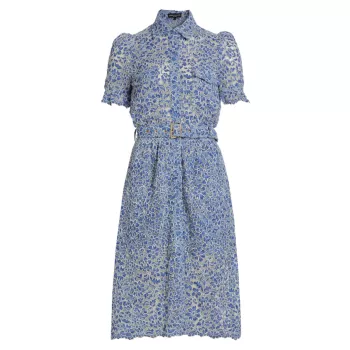 Claudia Lace Belted Shirtdress Generation Love